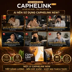 Caphelink New Cà Phê Sức Khỏe Chính Hãng – Tỉnh Táo Minh Mẫn Hỗ Trợ Tăng Đề Kháng