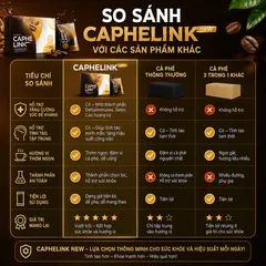 Caphelink New Cà Phê Sức Khỏe Chính Hãng – Tỉnh Táo Minh Mẫn Hỗ Trợ Tăng Đề Kháng