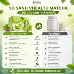Sữa Dinh Dưỡng Vhealth Trà Xanh - Hỗ Trợ Sức Khỏe, Tăng Sức Đề Kháng Cho Cả Nhà