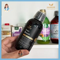 Siro bổ máu, cấp sắt cho mẹ bầu & người thiếu máu New Zealand Harker Herbals Iron Boost 200ml