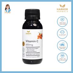 Siro bổ sung Vitamin C tăng đề kháng cho cả gia đình New Zealand Harker Herbals Vitamin C 650mg Syrup 100ml