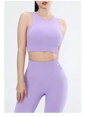 NEW 2025 Bộ quần áo nữ tập Gym, Yoga Chất dệt gân Naqi