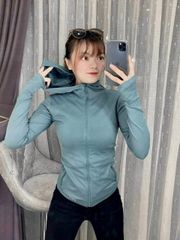 Áo Khoác C'MON GYMICON Có Túi Kéo Khóa Thể Thao Nữ