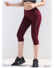 NEW 2025 Quần Legging Tập Gym Nữ 9 Tấc Thun Lạnh Co Giãn 4 Chiều