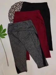 NEW 2025 Quần Legging Tập Gym Nữ 9 Tấc Thun Lạnh Co Giãn 4 Chiều
