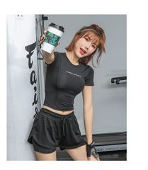 ÁO THUN CROPTOP NỮ TẬP GYM,YOGA, RUNING,ZUMBA,FITNESS, ĐI CHƠI