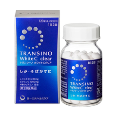 (240viên) Viên uống Transino White C Clear - Hỗ trợ trắng da, cải thiện nám, tàn nhang hiệu quả, bổ sung Vitamin C và dưỡng chất từ Nhật Bản 120 viên 750373