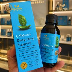 Siro bổ phổi, giảm ho chuyên sâu cho trẻ em Harker Herbals Children’s Deep Lung Support 150ml