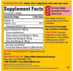Dầu hạt lanh Omega 369 Nature Made Flaxseed Oil 1400mg 300 viên
