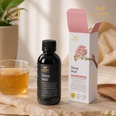 Siro ngủ ngon, hỗ trợ dễ ngủ và giúp ngủ sâu giấc Harker Herbals Sleep Well 200ml - Chính hãng New Zealand