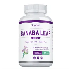 (60 viên) Lá ổi, Hỗ trợ chuyển hóa glucose, Thúc đẩy sự cân bằng lành mạnh, Tăng cường sinh lực tự nhiên, Giúp kiểm soát căng thẳng, 120 viên nang 750583