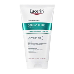 Gel rửa mặt cho da mụn Eucerin® DermoPure Clinical Correcting Gel To Foam 75ml 750611