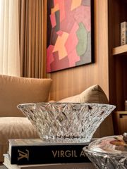Bát Bohemia Memphis trắng 30.5cm Crystal Bohemia