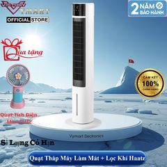 Máy Làm Mát Lọc Khí Ion Âm Haatz HydroIon Breeze Cooler HBC350 Quạt Tháp Haatz Điều Khiển Từ Xa - Hàng Chính Hãng