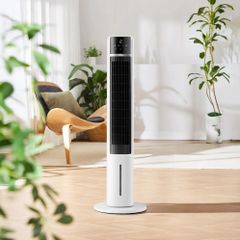 Máy Làm Mát Lọc Khí Ion Âm Haatz HydroIon Breeze Cooler HBC350 Quạt Tháp Haatz Điều Khiển Từ Xa - Hàng Chính Hãng