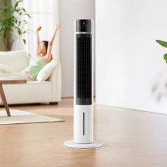 Máy Làm Mát Lọc Khí Ion Âm Haatz HydroIon Breeze Cooler HBC350 Quạt Tháp Haatz Điều Khiển Từ Xa - Hàng Chính Hãng