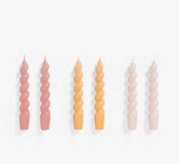 Set 6 Chân Nến Xoắn Spiral – Made in Italy