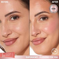 Má Hồng Dạng Kem Revolution Liquid Blush Super Dewy Màu Fake The Flush / Flushing For You 15ml