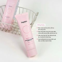Kem Chống Nắng Beplain Sunmuse Tone Up & Correcting Sunscreen Peach Pink 50ml [hàng nhập khẩu]
