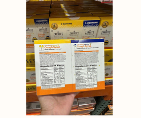 Siro Ho Zarbees Cough Syrup USA - Giảm Ho Từ Tinh Chất Cao Thường Xuân và Mật Ong Dành Cho Bé Từ 2 Tuổi - Chất Lượng Mỹ 751216