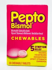Kẹo ngậm hỗ trợ dạ dày Pepto Bismol vị Original 30 viên