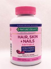 Viên uống đẹp da tóc và móng Nature’s Bounty Hair Skin & Nails 250 viên