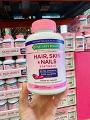 Viên uống đẹp da tóc và móng Nature’s Bounty Hair Skin & Nails 250 viên
