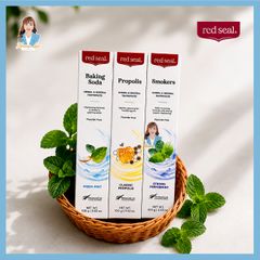 Kem đánh răng giảm ố vàng, khử mùi hôi do hút thuốc lá New Zealand Red Seal Smokers Toothpaste Strong Peppermint 100g