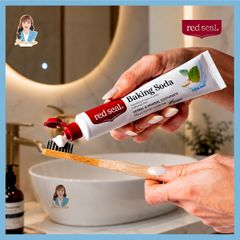 Kem đánh răng baking soda, bạc hà New Zealand Red Seal Baking Soda Toothpaste Fresh Mint 100g