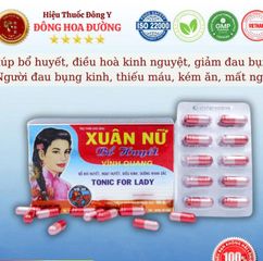 Giúp bổ huyết, điều hòa kinh nguyệt, giảm đau bụng kinh. VIÊN XUÂN NỮ BỔ HUYẾT VĨNH QUANG