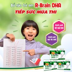 Bổ Não R-Brain DHA – Hỗ Trợ Bổ Não Cho Trẻ, Giúp Tăng Cường Chức Năng Hoạt Động Của Não Bộ