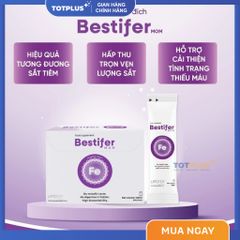 Sắt Bestifer Mom - Bổ Sung Sắt Dễ Hấp Thu, Giảm Thiếu Máu, Không Táo Bón