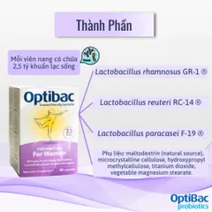 Optibac For Women – Men Vi Sinh Hỗ Trợ Cân Bằng Hệ Vi Khuẩn Vùng Kín | Hàng Anh Quốc Chính Hãng