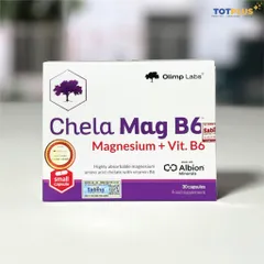2 Hộp Chela Mag B6 - Bổ Sung Magie Và Vitamin B6 Giúp Giảm Căng Thẳng, Mệt Mỏi, Tốt Cho Thần Kinh