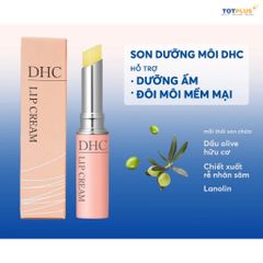 Son Dưỡng Môi DHC Lip Cream Không Màu - Thỏi 1.5g - Hàng Chính Hãng