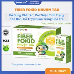 Fiber Fokid Nhuận Táo – Bổ Sung Chất Xơ, Giúp Bé Cải Thiện Táo Bón, Nhuận Tràng