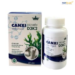 Canxi Tảo Biển D3K2 Kingphar – Hấp Thu Tốt, Phát Triển Chiều Cao & Xương Chắc Khỏe