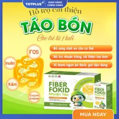 Fiber Fokid Nhuận Táo – Bổ Sung Chất Xơ, Giúp Bé Cải Thiện Táo Bón, Nhuận Tràng