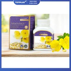 Tinh Dầu Hoa Anh Thảo Vitatree Evening Primrose Oil – Hỗ Trợ Nội Tiết, Đẹp Da, Giảm Khô Hạn, 100Viên