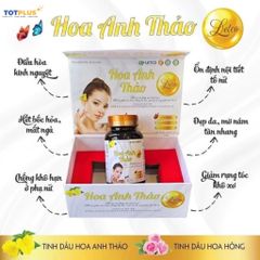 Hoa anh thảo Letco - Hỗ trợ cân bằng nội tiết tố nữ, giảm bốc hỏa, sạm da - Hộp 30 viên