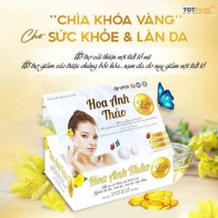 Hoa anh thảo Letco - Hỗ trợ cân bằng nội tiết tố nữ, giảm bốc hỏa, sạm da - Hộp 30 viên