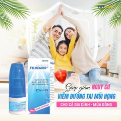 Dung Dịch Xịt Mũi Xylozanco - Giúp Giảm Nghẹt Mũi, Viêm Mũi Xoang, Tắc Mũi - Letco