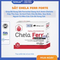 Sắt Chela Ferr Bio Complex & Chela Ferr Forte - Bổ Sung Sắt, Axit Folic Cho Bà Bầu Và Người Cần Bổ Sung