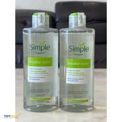 Nước Tẩy Trang Simple 200ml - Sạch Nhẹ Nhàng, Không Cồn, Không Hương Liệu