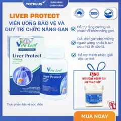 Viên Uống Thải Độc Gan Vita Leaf Liver Protect 15000Mg – Bảo Vệ Tế Bào Gan, Hỗ Trợ Giải Độc Gan