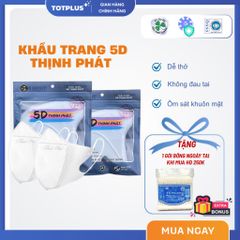Combo 100 Chiếc Khẩu Trang 5D Thịnh Phát 3 Lớp - Kháng Khuẩn - Thoáng Khí