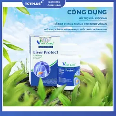 Viên Uống Thải Độc Gan Vita Leaf Liver Protect 15000Mg – Bảo Vệ Tế Bào Gan, Hỗ Trợ Giải Độc Gan