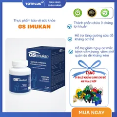 GS IMUKAN - Viên Uống Tăng Đề Kháng Cho Cả Nhà - Lọ 30 Viên