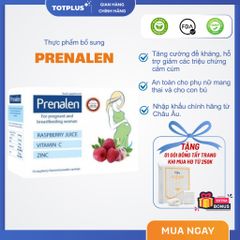 Prenalen - Hỗ trợ tăng cường sức khỏe, tăng cường sức đề kháng cho bà bầu,sau sinh