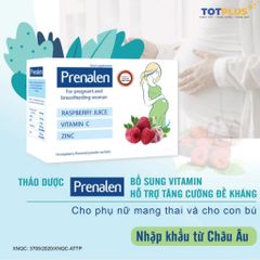 Prenalen - Hỗ trợ tăng cường sức khỏe, tăng cường sức đề kháng cho bà bầu,sau sinh